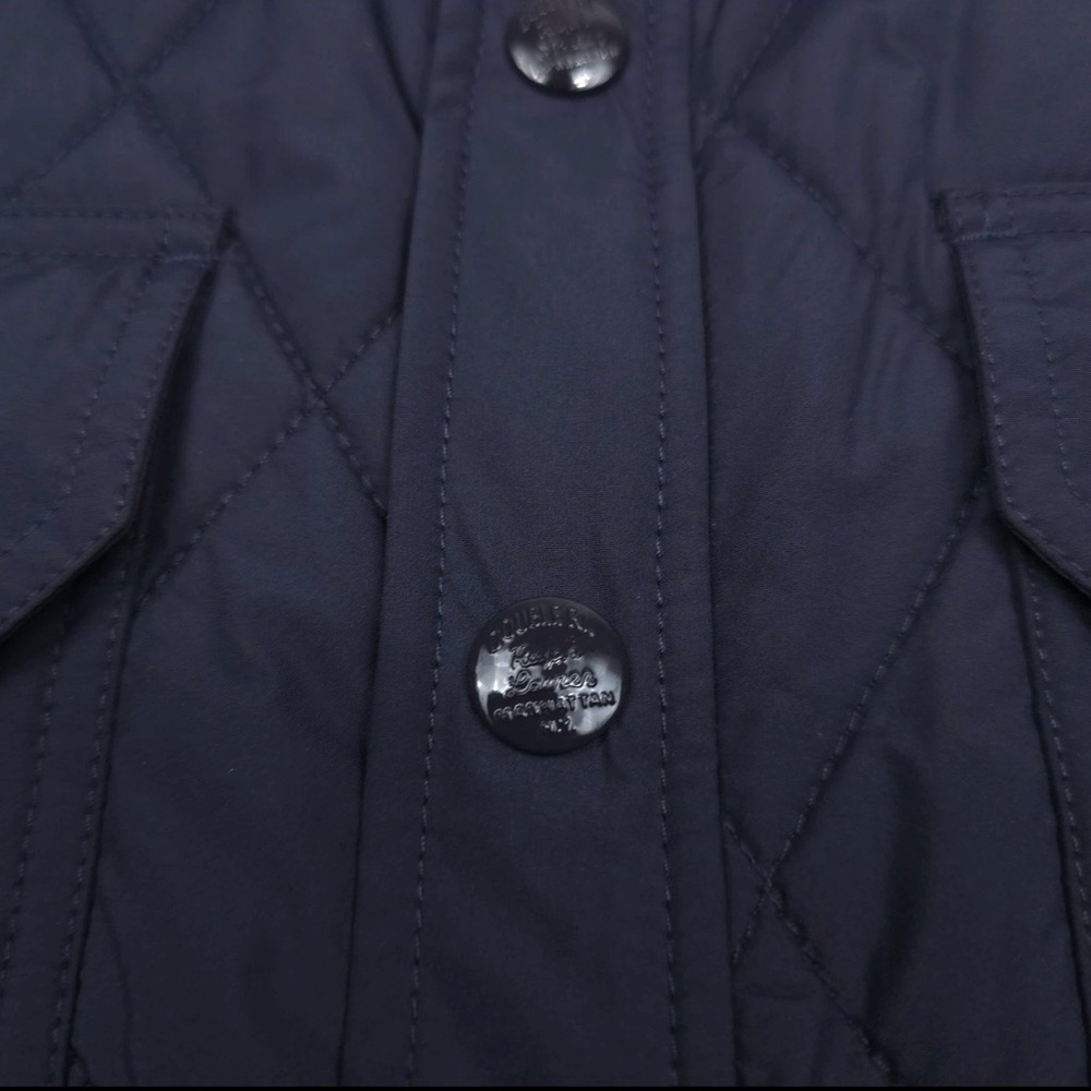 RRL RALPH LAUREN Men's Navy Quilted Shirt Jacket RRL Size Medium NWT EUC - Picture 9 of 12